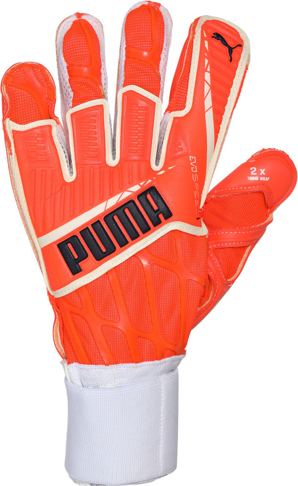 Orange puma golf glove top