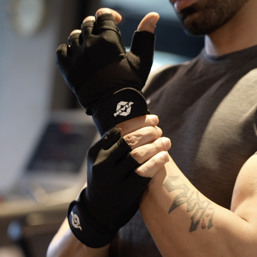Nivia gym gloves with wrist support clearance