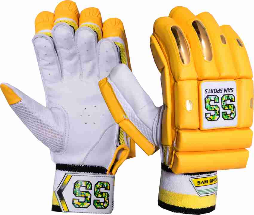 Batting gloves yellow shop