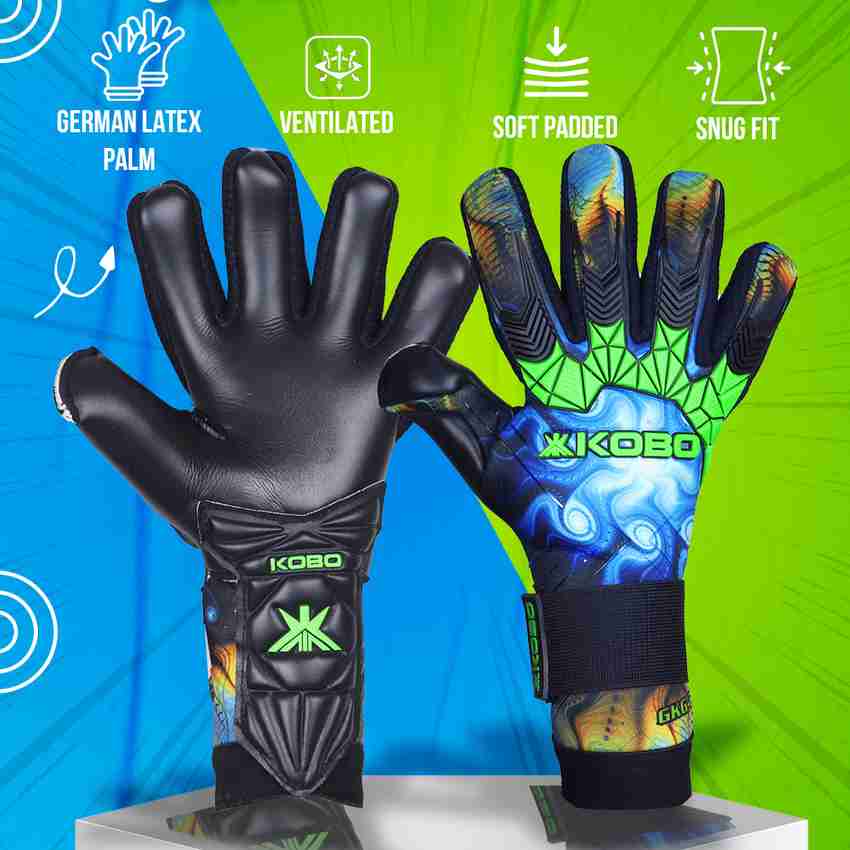 KOBO Football Soccer Goal Keeper Professional Gloves Size 7.5