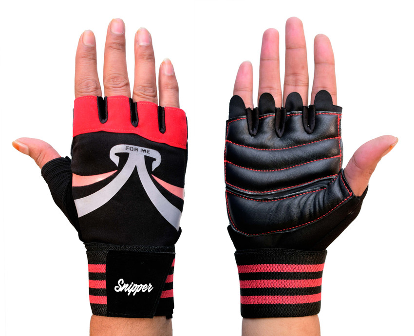 Snipper Lycra Gym Gloves for Weightlifting Crossfit Fitness Gym