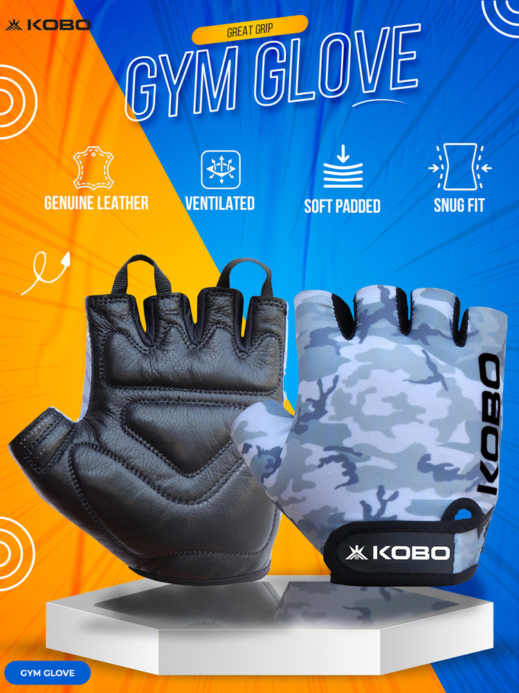 Kobo leather fitness gloves new arrivals
