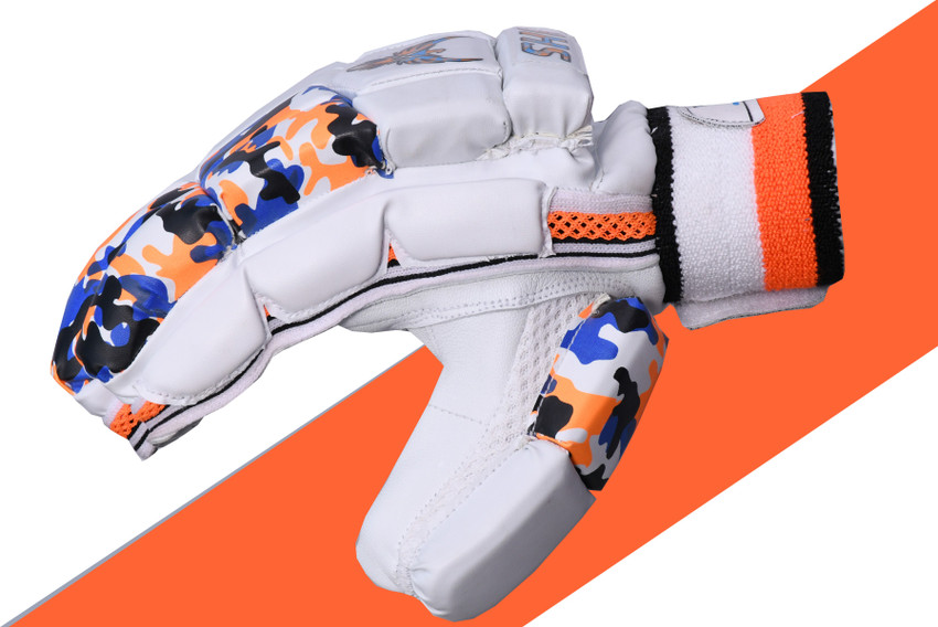 Orange and black batting gloves hotsell