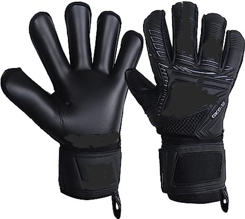 VIGOURZONE FOOTBALL GRIPPER GOALKEEPER GLOVES BLACK Goalkeeping
