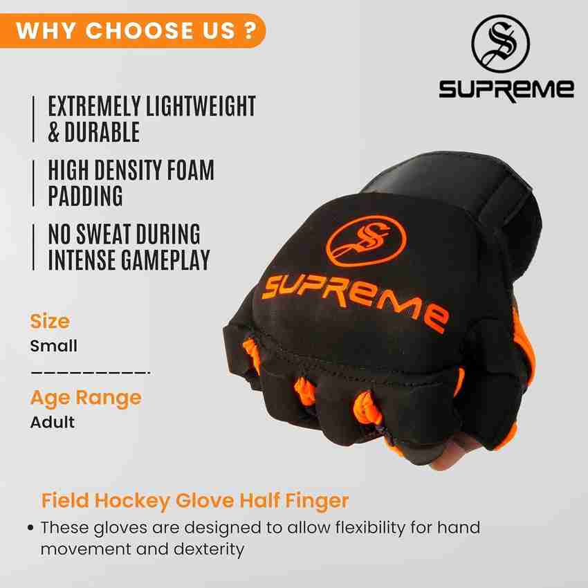 Orange hockey 2025 gloves