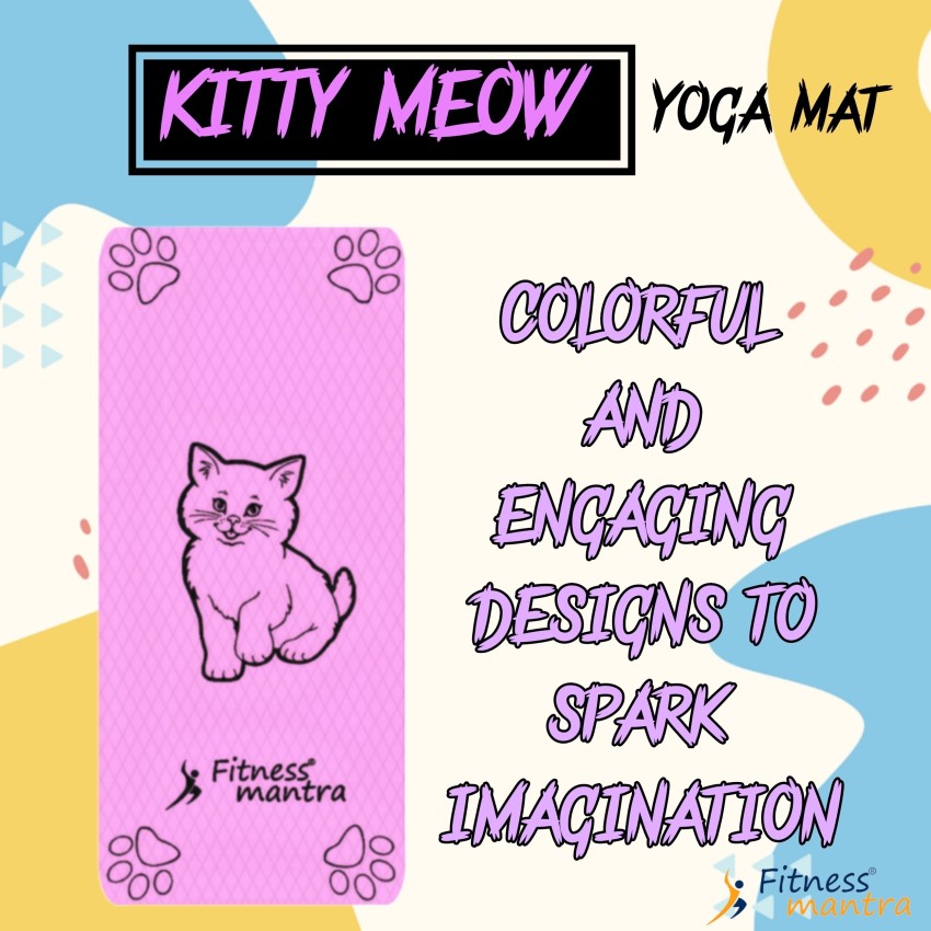 Kitty Cat Kids Yoga Mat –