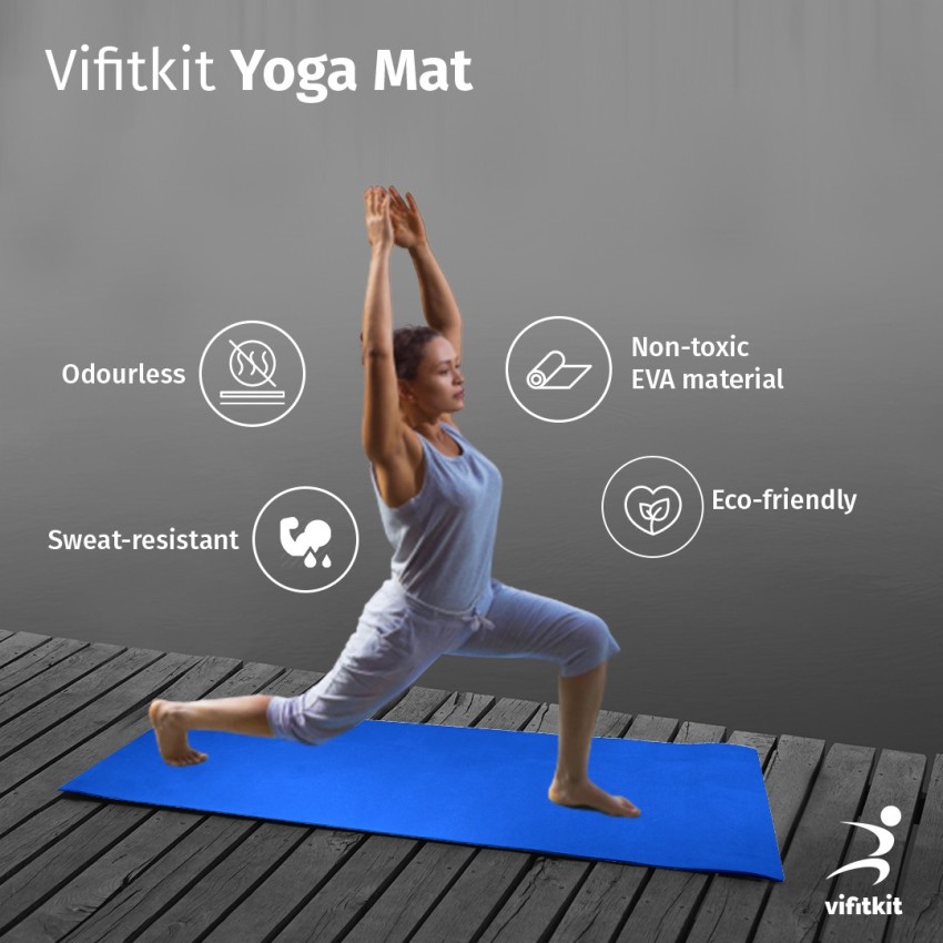 Buy Vifitkit Anti-Skid Yoga Mat with Carry Bag For Home Gym