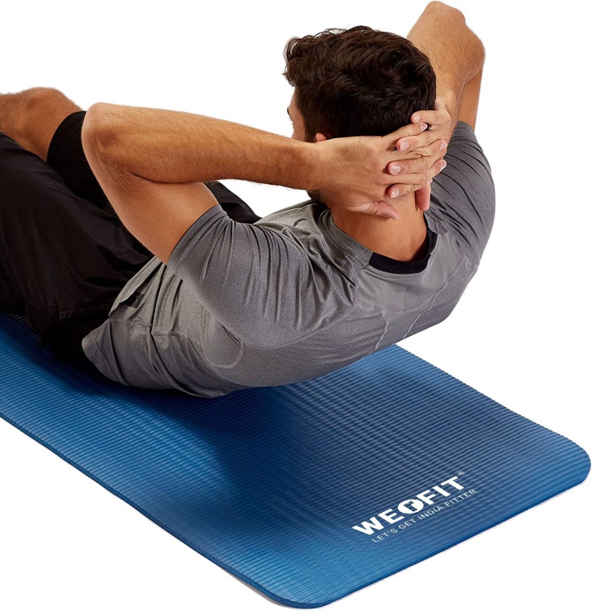 WErFIT Luxurious 15mm NBR Yoga Mat, Anti Skid, Extra Thick for Men