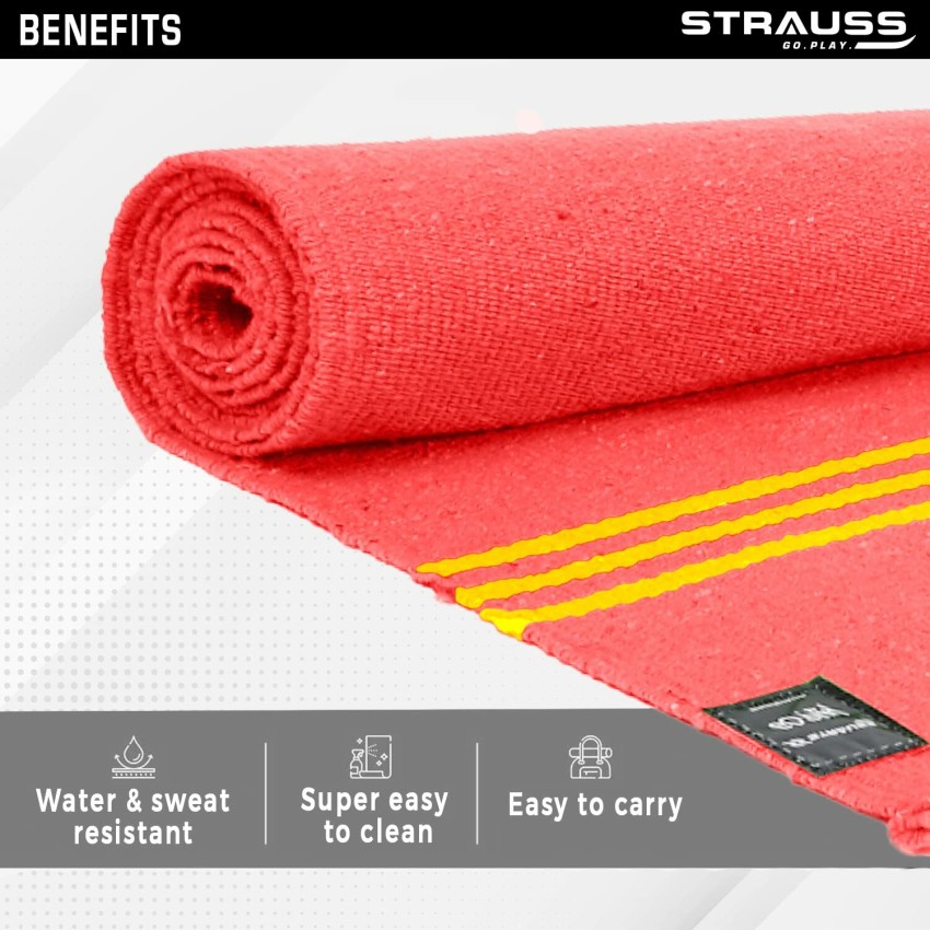 Buy Strauss PE Eco Friendly Yoga Mat 6mm (Purple) Online At Best Price @  Tata CLiQ