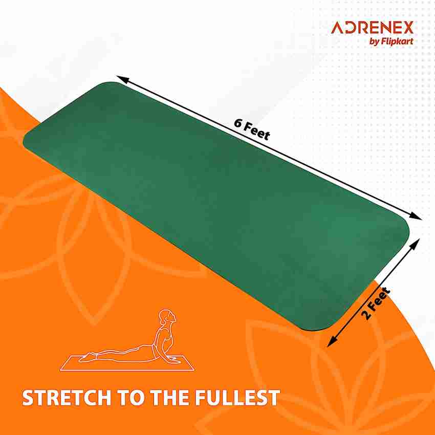 Adrenex by Flipkart yoga mat 6mm Army Green 6 mm Yoga Mat Buy Adrenex by Flipkart yoga mat 6mm Army Green 6 mm Yoga Mat Online at Best Prices in India Sports Fitness Flipkart