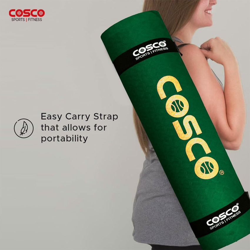 COSCO Yoga Mat Chakra Army Green Made In India 4 mm Yoga Mat Buy COSCO Yoga Mat Chakra Army Green Made In India 4 mm Yoga Mat Online at Best Prices in India