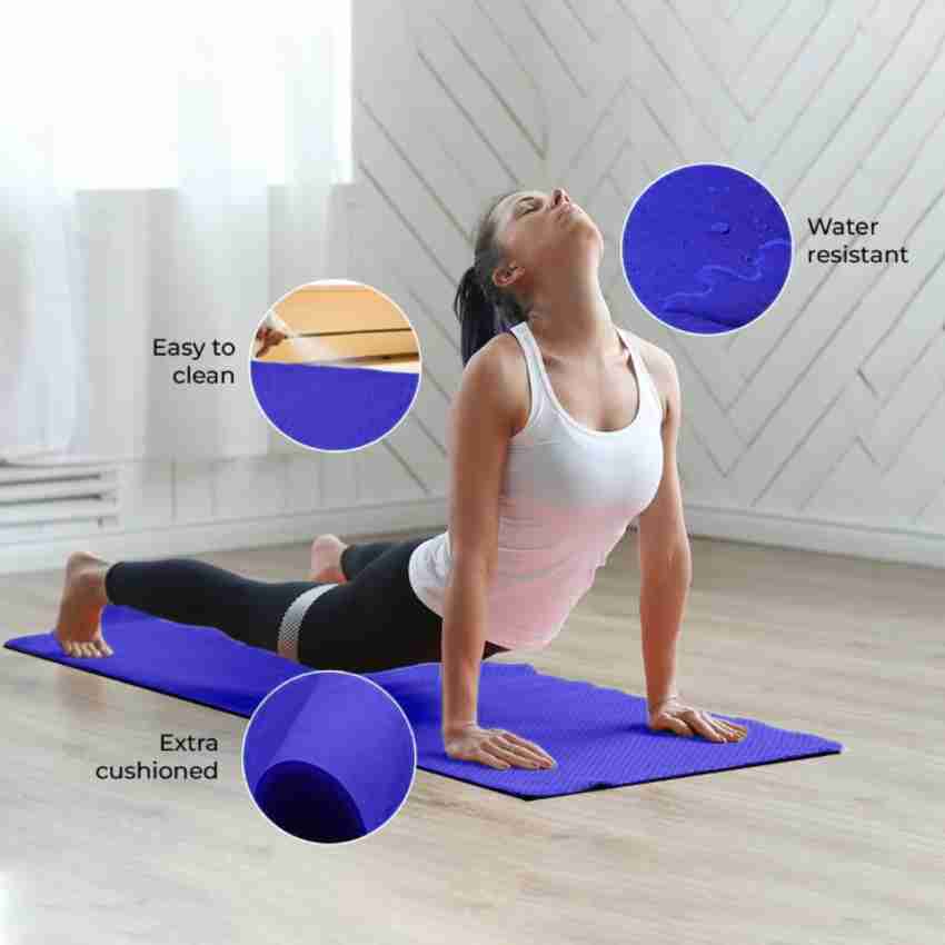 SPOKOFIT Non Slip Yoga Mat Comfortable Lightweight for All Yoga and Fitness Workouts Blue 6 mm Yoga Mat Buy SPOKOFIT Non Slip Yoga Mat Comfortable Lightweight for All Yoga and Fitness Workouts Blue