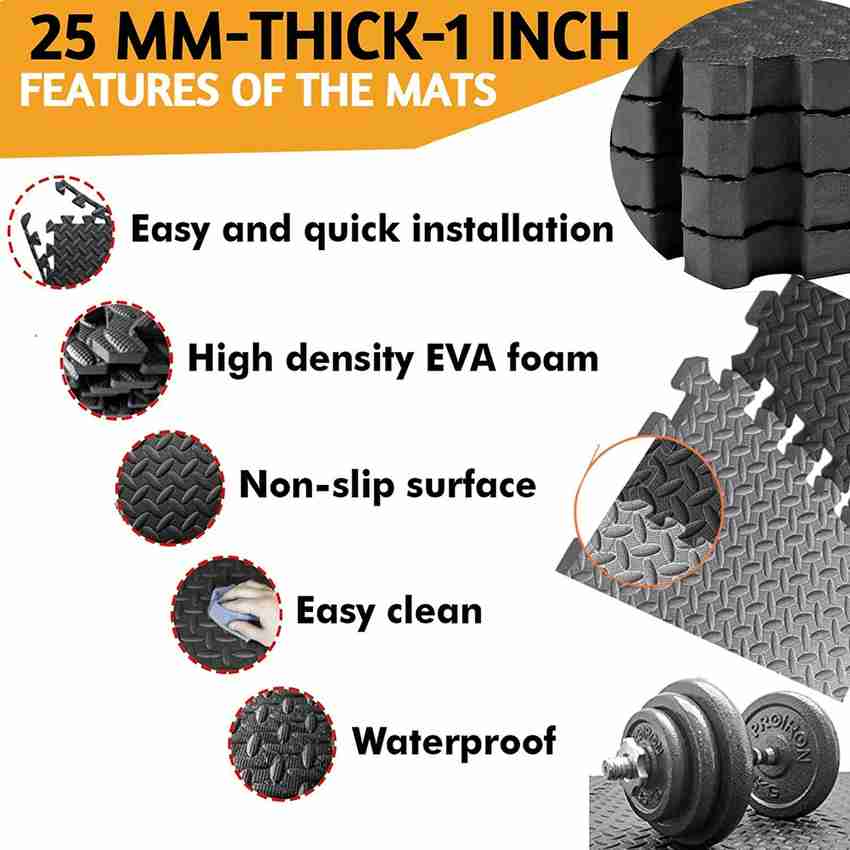Foam rubber hot sale exercise mats