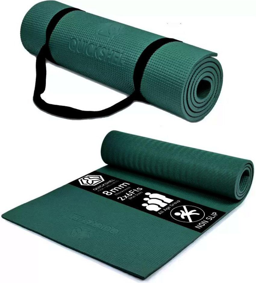 Quick Shel Anti Skid Waterproof Lightweight for women men Carry Strap 2 x 6FT 6 mm Yoga Mat Buy Quick Shel Anti Skid Waterproof Lightweight for women men Carry Strap 2 x 6FT