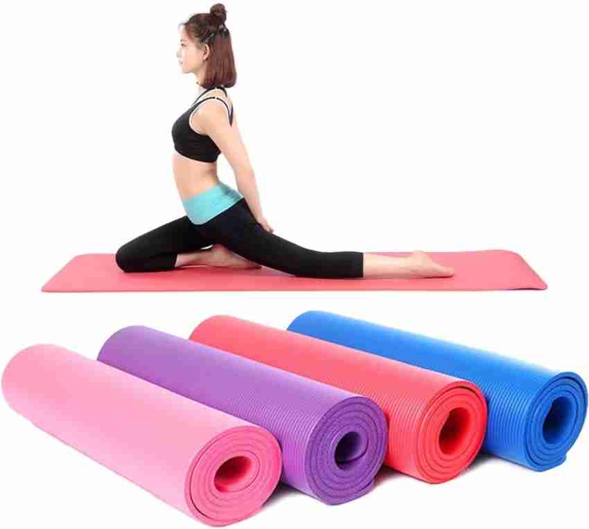 Boldfit Yoga mat for Women and Men with Cover Bag TPE Material 6mm Extra  Thick Exercise mat for Workout Yoga Fitness Pilates and Meditation, Anti  Tear Anti Slip