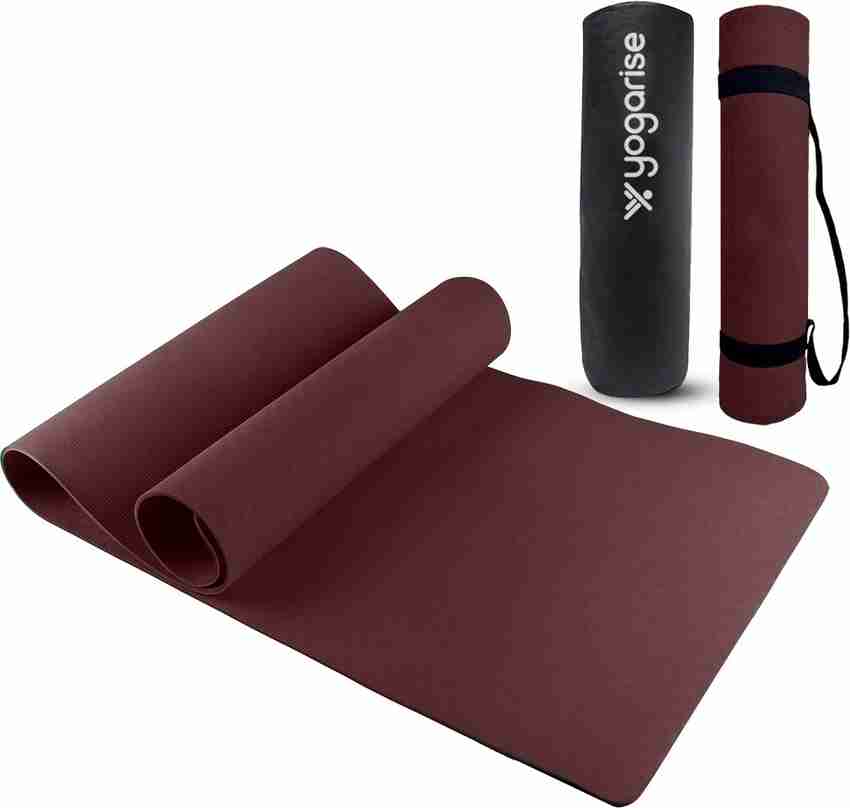 Yogarise 6mm Yoga Mat with Shoulder Strap Bag Yoga mats for Home
