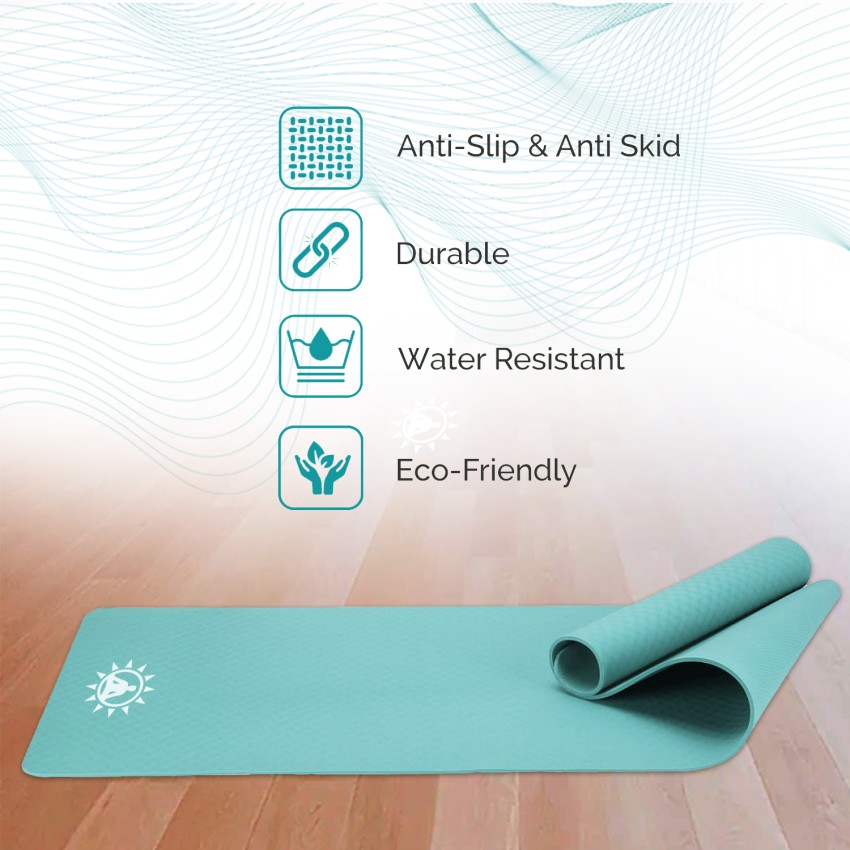 Knight Walker Premium Yoga Mat for Men Women 6mm Fitness Mats for Floor Eva  Exercise Turquoise 6 mm Yoga Mat - Buy Knight Walker Premium Yoga Mat for  Men Women 6mm Fitness