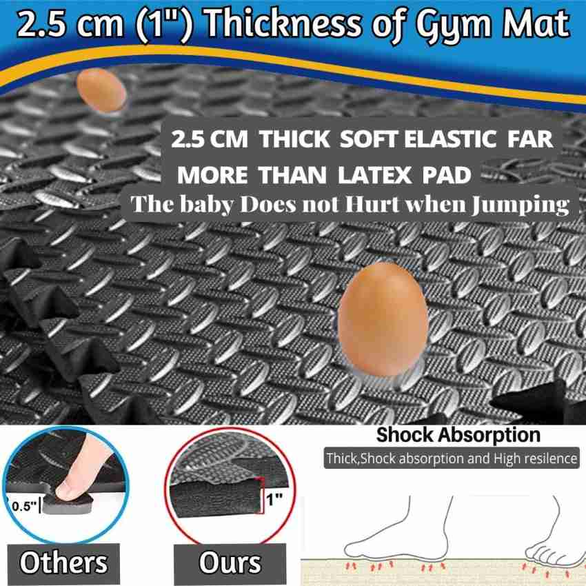 EVA Foam Floor Mat Heavy Duty Interlocking Gym Exercise Baby Kids