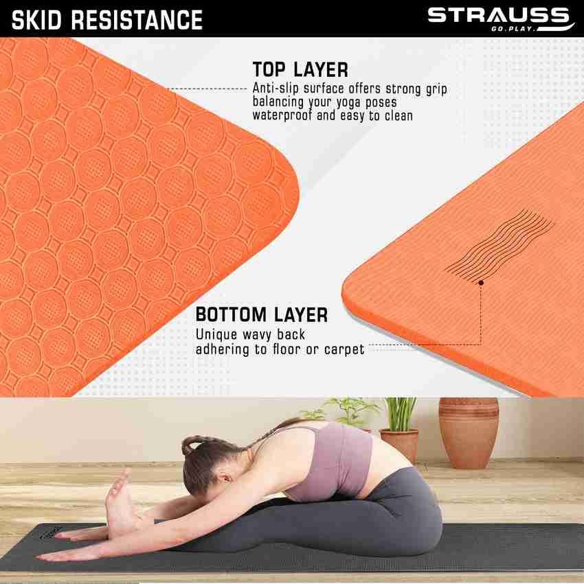 Strauss yoga mat 8mm top