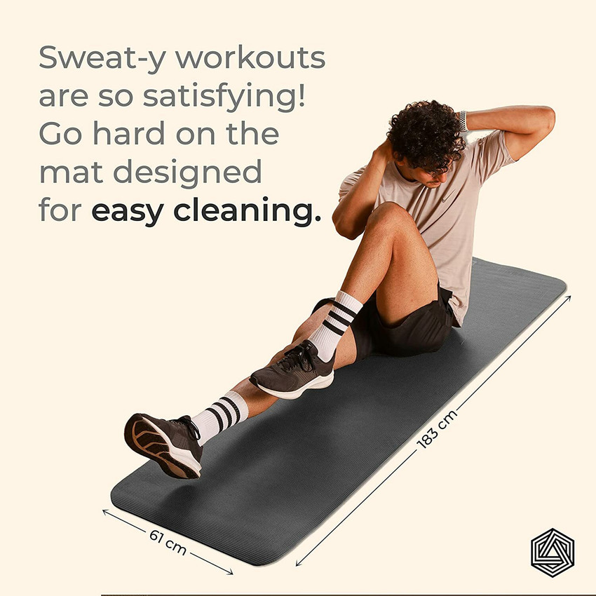 BOLDFIT Yoga Mat For Men Women Kids Eva Exercise Mat For Gym With Cover Strap Mattress Grey 4 mm Exercise Gym Mat Buy BOLDFIT Yoga Mat For Men Women