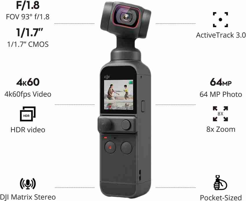 dji Osmo OSMO POCKET 2 Sports and Action Camera Price in India - Buy dji  Osmo OSMO POCKET 2 Sports and Action Camera online at