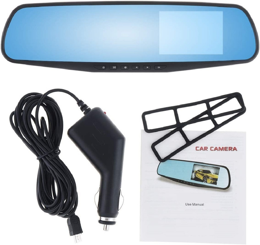 Dvr rear view mirror top