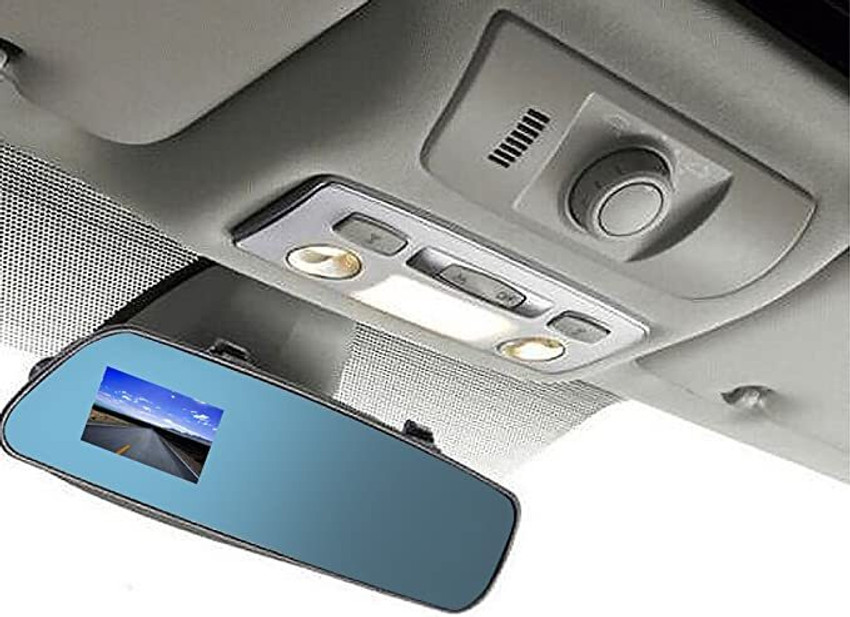 Streaming media rear outlet view mirror dvr