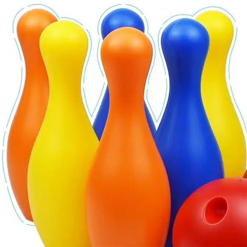 PRANCING UNICORN Bowling Toy Set with 6 Pins and 2 Balls Indoor