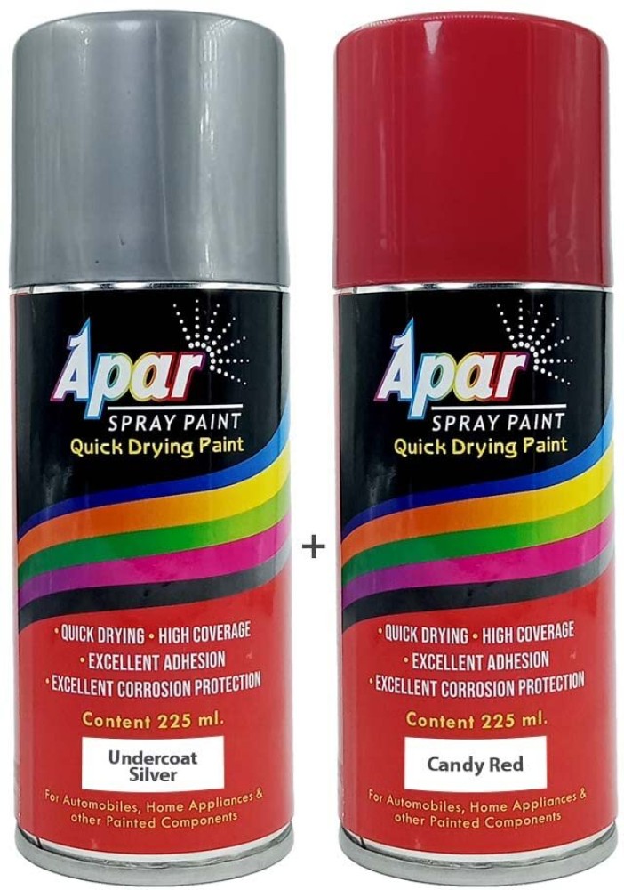 apar Spray Paint Can Pearl Metallic CHERRY RED - 440 ml, For Electric  Rickshaw, Bike, Cars, Home, Wood, Metal, Furnitures, Art and craft Painting  Pearl Metallic CHERRY RED Spray Paint 440 ml