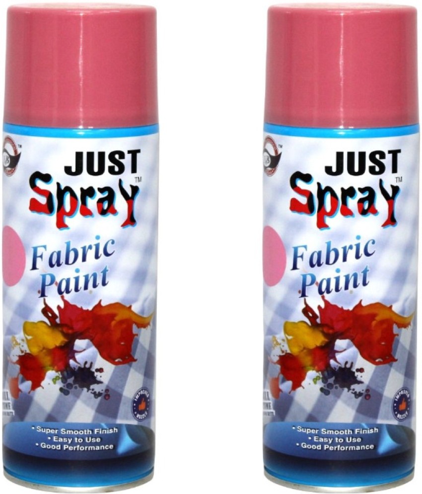 Just Spray ( Thailand ) Baby Pink Fabric Spray Paint is Specially  Formulated For fabric Art & craft DIY decor specially for all kind of  Fabrics Spray Paint 400 ml Price in India - Buy Just Spray ( Thailand )  Baby Pink Fabric Spray Paint is Specially Formulated