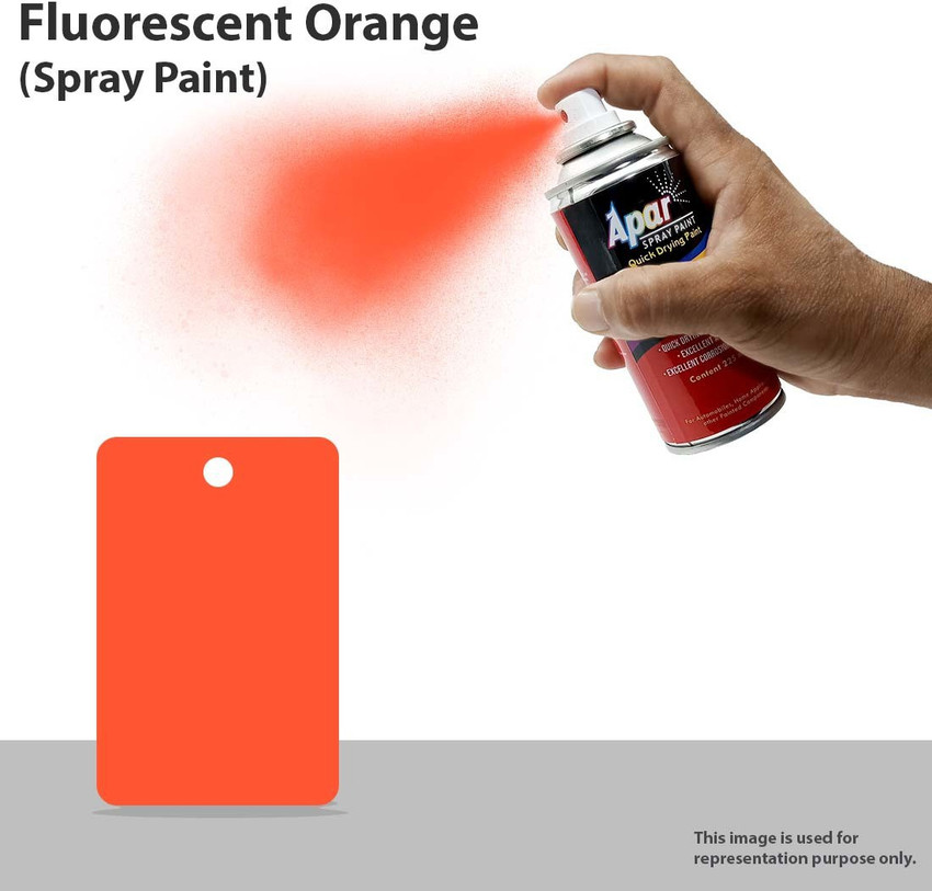 Orange spray paint for bike store