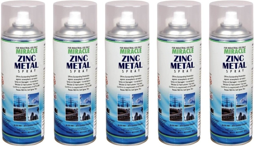 Zinc clearance spray can