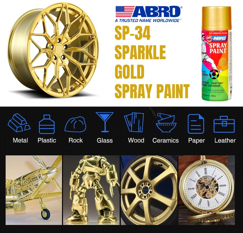 Premium 18 Kt. Gold Spray Paint - ABRO