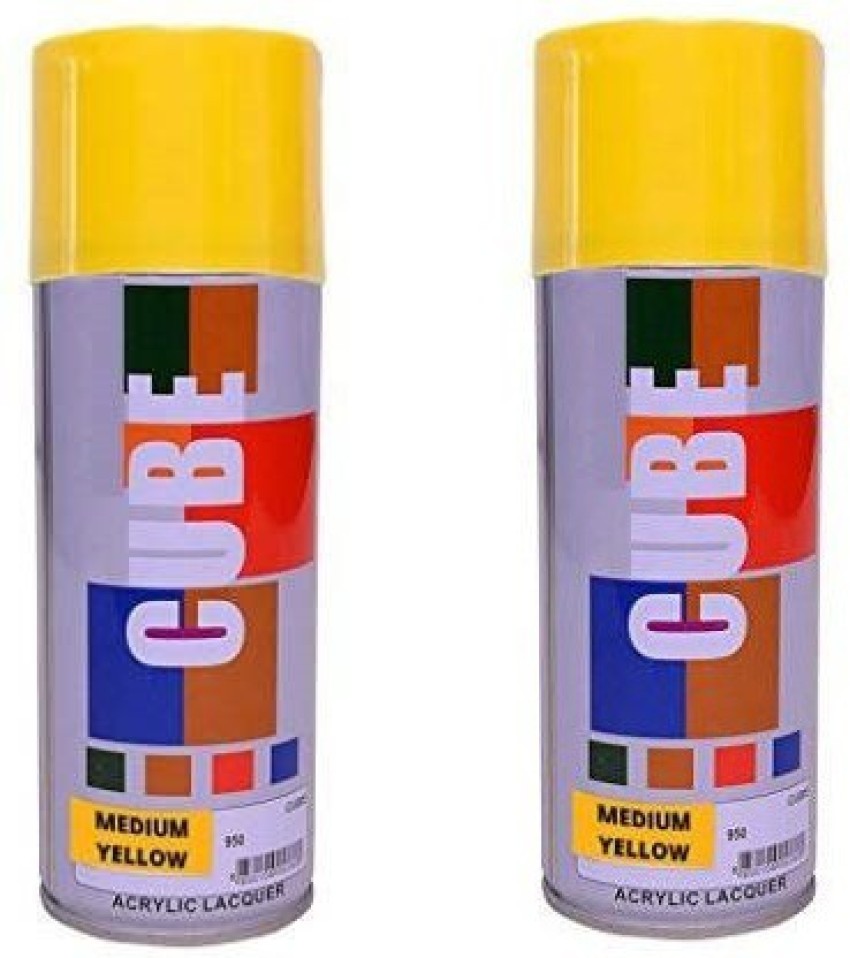 Yellow spray best sale paint for plastic