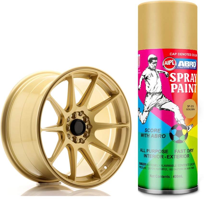 ABRO Premium Quality Spray Paint from well know USA Brand 24K GOLD Spray  Paint 400 ml Price in India - Buy ABRO Premium Quality Spray Paint from  well know USA Brand 24K