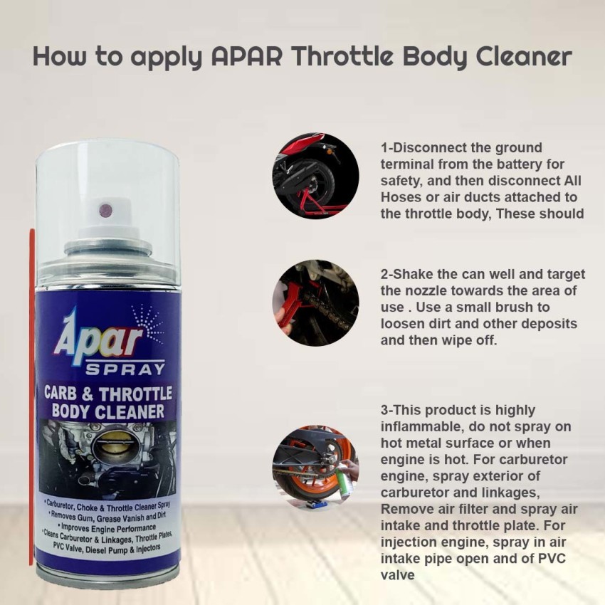 400ml Carburetor Cleaner Spray Removing Greasy Dirt / Gum 2 Years  Expiration Date