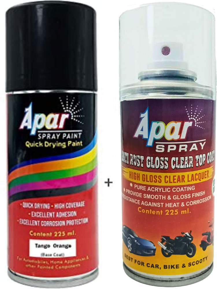 Orange spray 2025 paint for bike