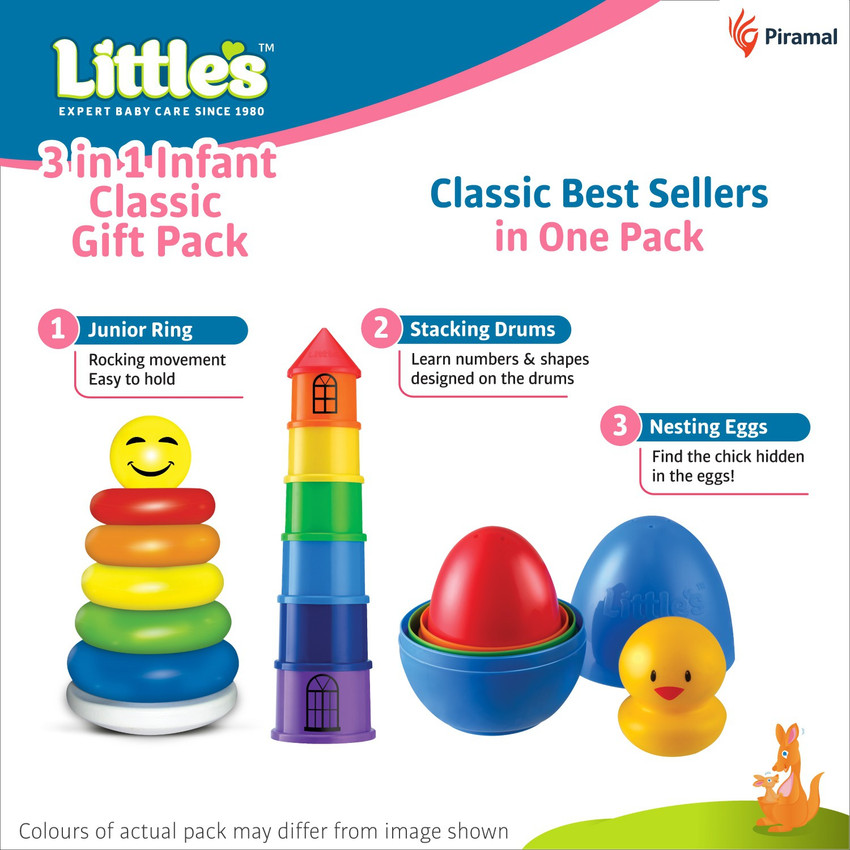 Little s 3 in 1 Infant Classic Gift Pack I Activity Learning