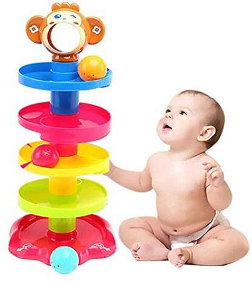 PromoCart Ball Drop and Roll Swirling Tower for Baby and Toddler Toys Ball Drop and Roll Swirling Tower for Baby and Toddler Toys Buy Roll Ball toys in India. shop
