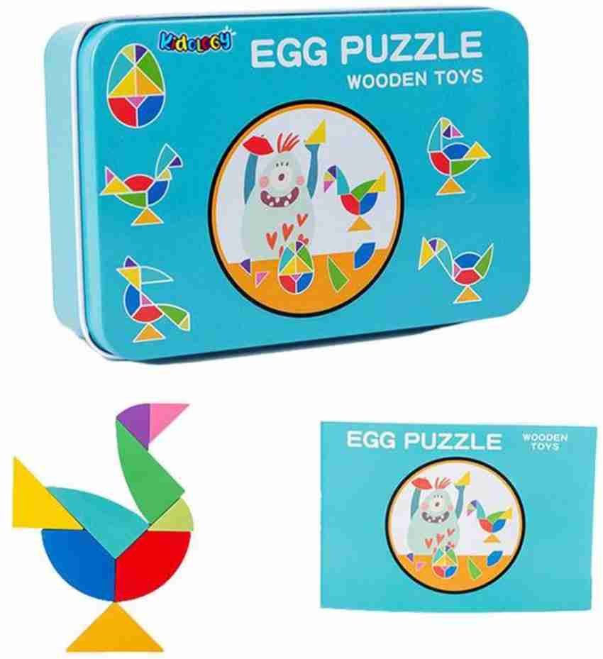 Creative Jigsaw Puzzle Sorter Dinosaur eggs 12 pieces Shape