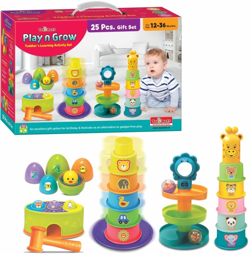 Toymate Play N Grow A 5 in 1 Toddler s Learning Activity Baby Gift Set for 12 Months