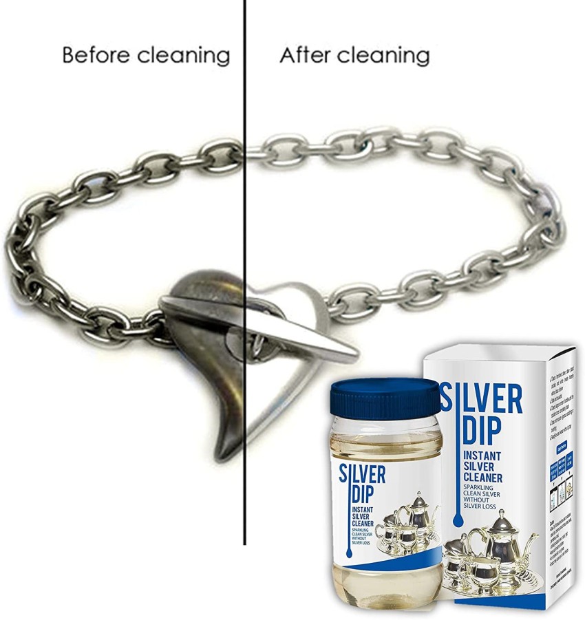 Modicare Silver Dip Instant Silver Cleaner - 300 Ml (Pack Of 2) : Health &  Household 