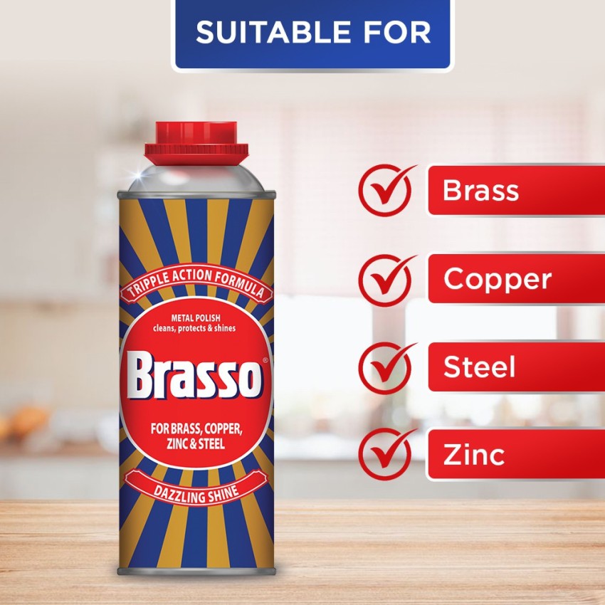 Brasso Metal Polish Stain Remover Price in India - Buy Brasso