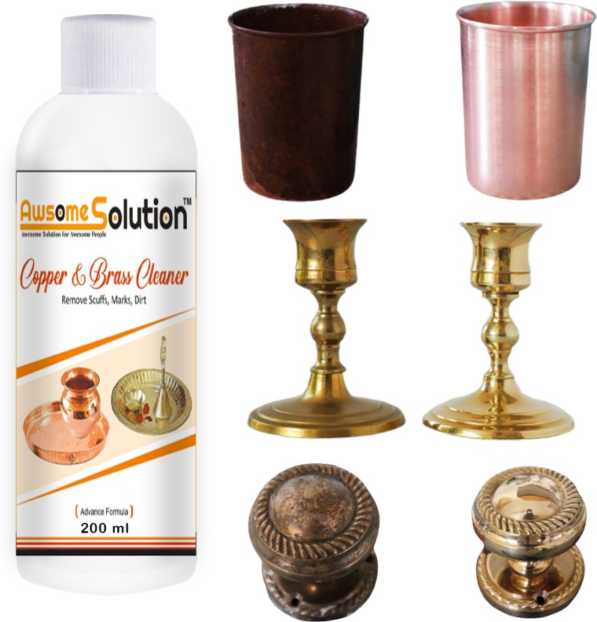 AWSOME Copper and Brass Cleaner, instant clean brass and copper, Organic  ingredients, Stain Remover Price in India - Buy AWSOME Copper and Brass  Cleaner, instant clean brass and copper