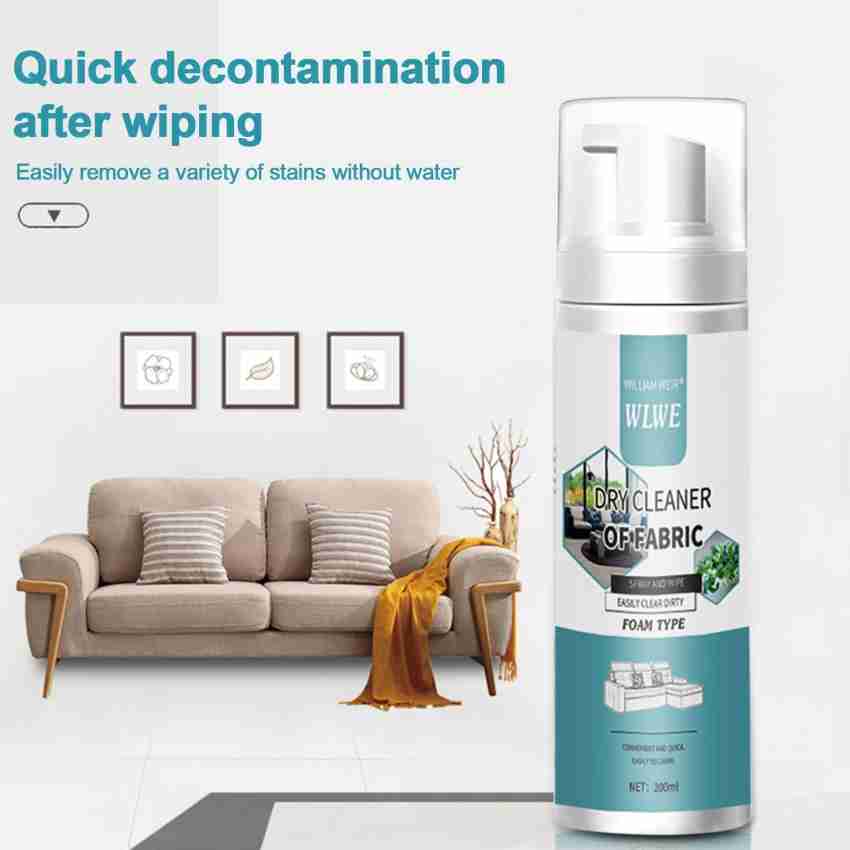 Sofa Cleaning Solution Rich Foam Dry Cleaning Spray for Leather Canvas  Suede Remove Stains Fabric Cleaner Household Cleaner
