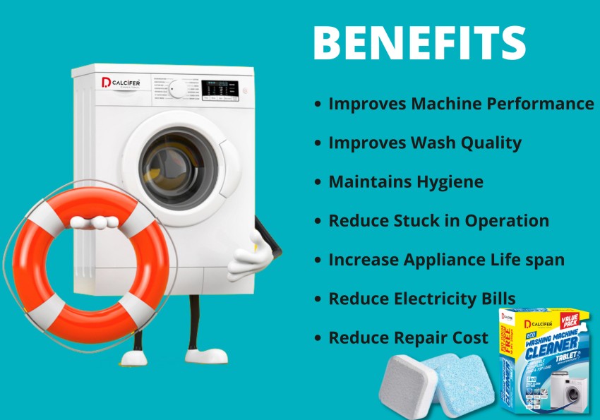 Buy Dcalcifer Washing Machine Cleaner Tablet (1000g - 1 Kg