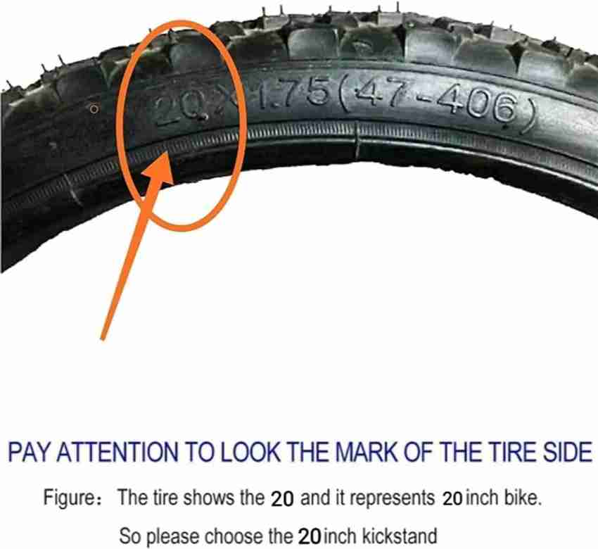 Bike kickstand 20 inch discount