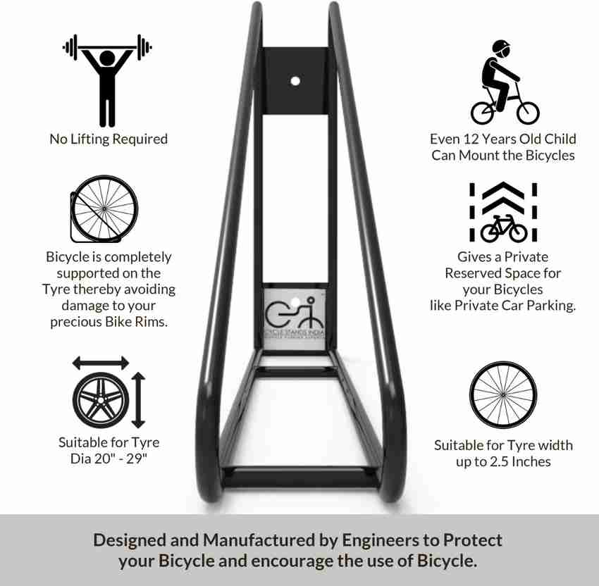 Floor bike stand bicycle steel holder parking rack storage stand hanger 2025
