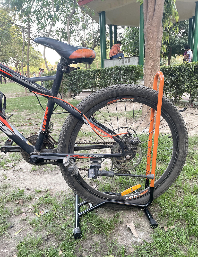 Grandbiker Bicycle Parking Stand Bicycle Floor Parking Holder