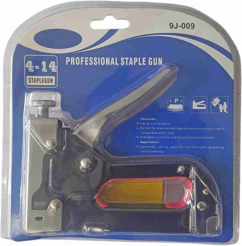 Heavy Duty Staple Gun 3-in-1 Manual Nailer with 3000 Staples for